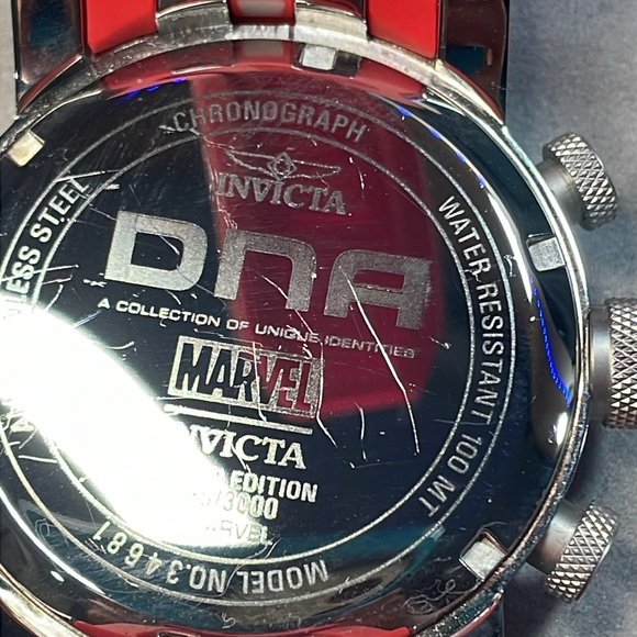 Invicta Spider-Man Limited Edition 0135/3000 Chrono Watch - Picture 2 of 16